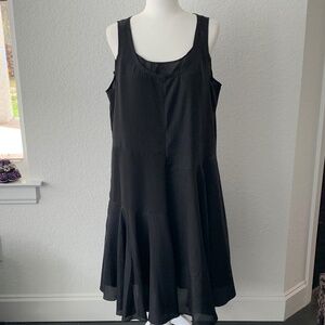 PURE DKNY Black Silk Dress